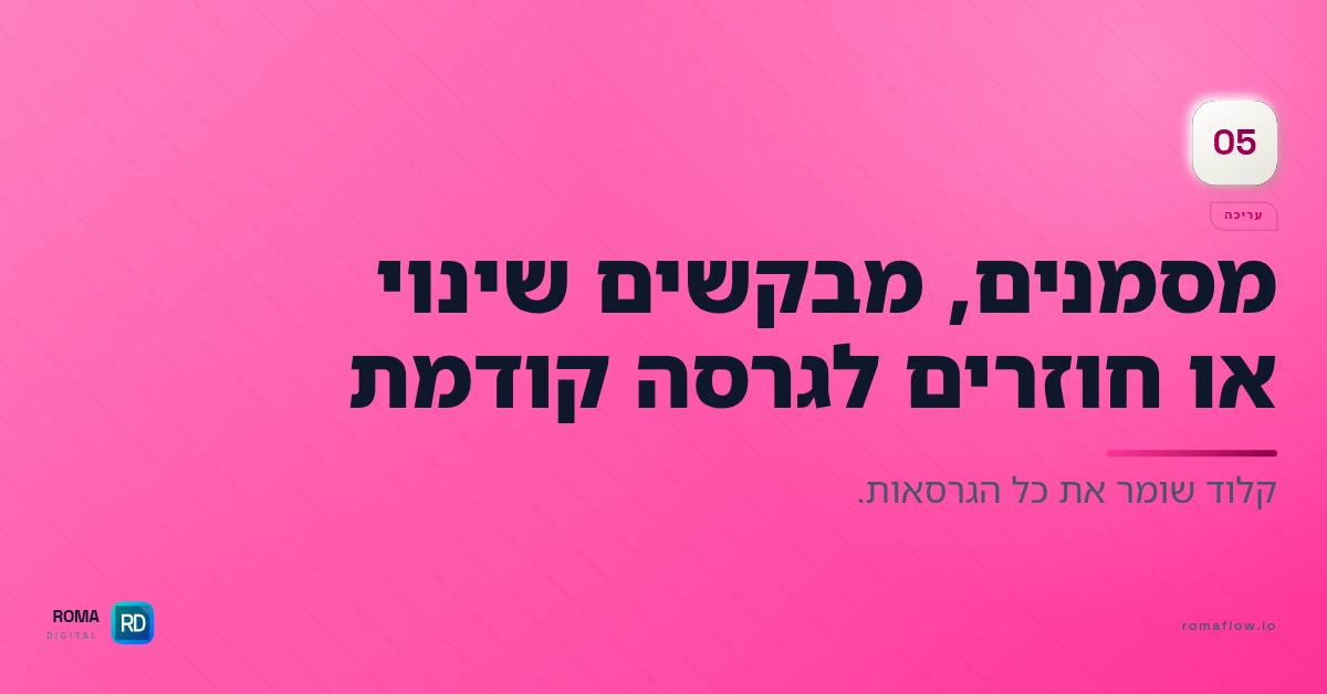 עריכת Artifact
