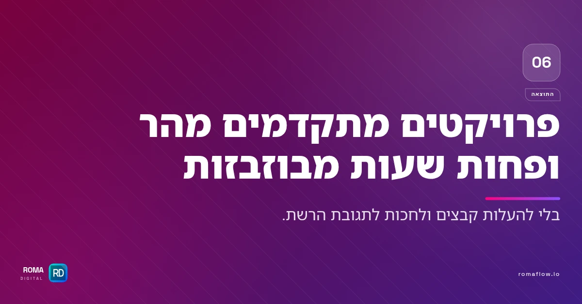 חיסכון בזמן פיתוח