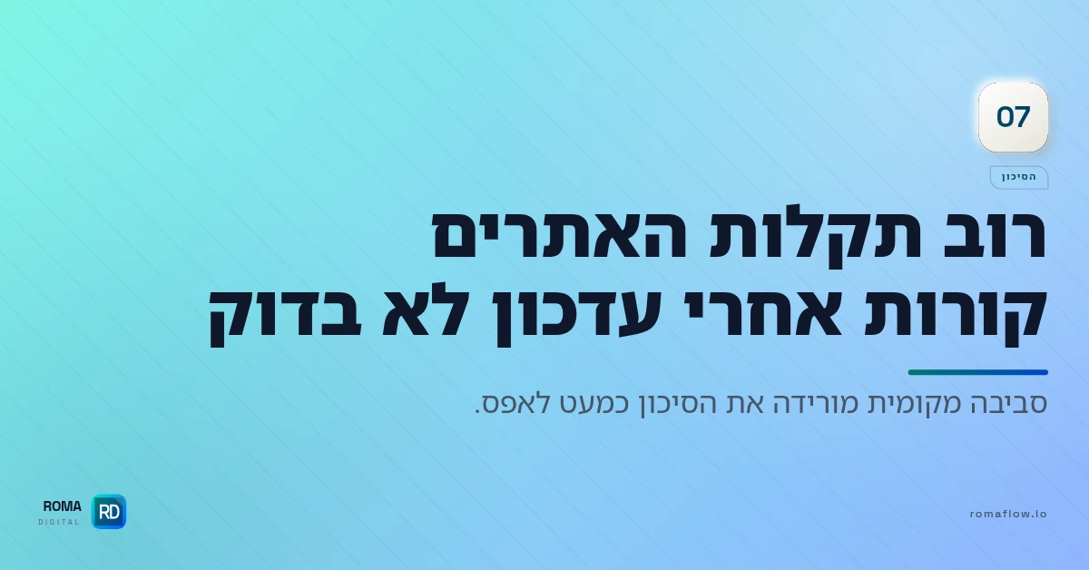 הפחתת סיכונים באתר